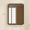 Homcom (S) HOMCOM Rectangular Mirror with Metal Frame, Decorative Wall Mirror, Black 3