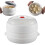Microwave Steamer with Lid and Tray BPA  Stackable Cooker for Healthy Vegetable Prep 5
