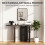 Homcom (M) HOMCOM Rectangular Mirror with Metal Frame, Decorative Wall Mirror, Black 4