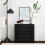 Homcom (M) HOMCOM Rectangular Mirror with Metal Frame, Decorative Wall Mirror, Black 7