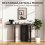 Homcom (S) HOMCOM Rectangular Mirror with Metal Frame, Decorative Wall Mirror, Black 4