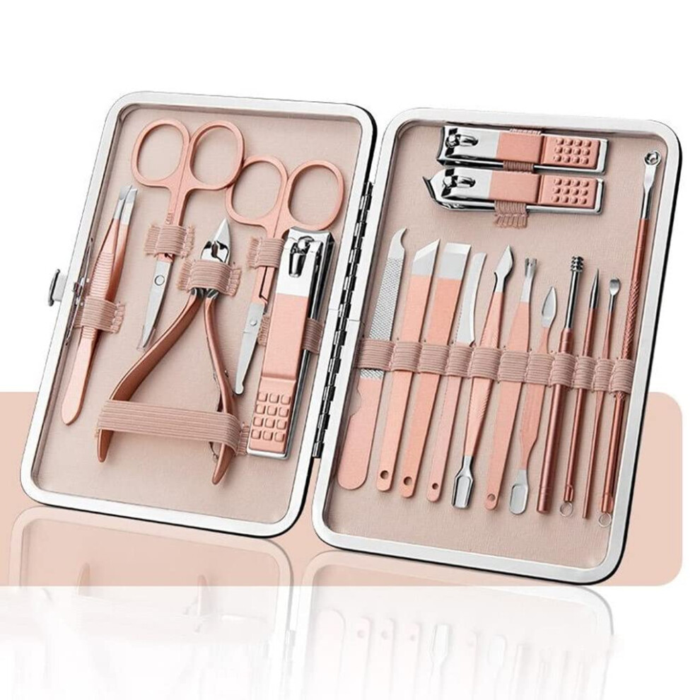 Nail Clipper Set Stainless Steel Manicure Pedicure Kit with Scissors and Cuticle Nipper