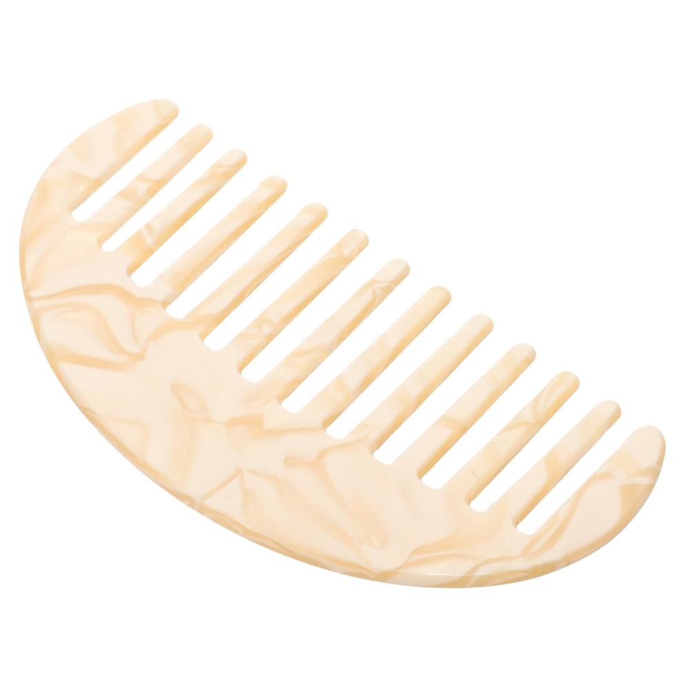 Unisex Detangling Hair Comb Wide Tooth Antistatic For Curly Wet And Dry Hair Frizz Reduction Lightweight