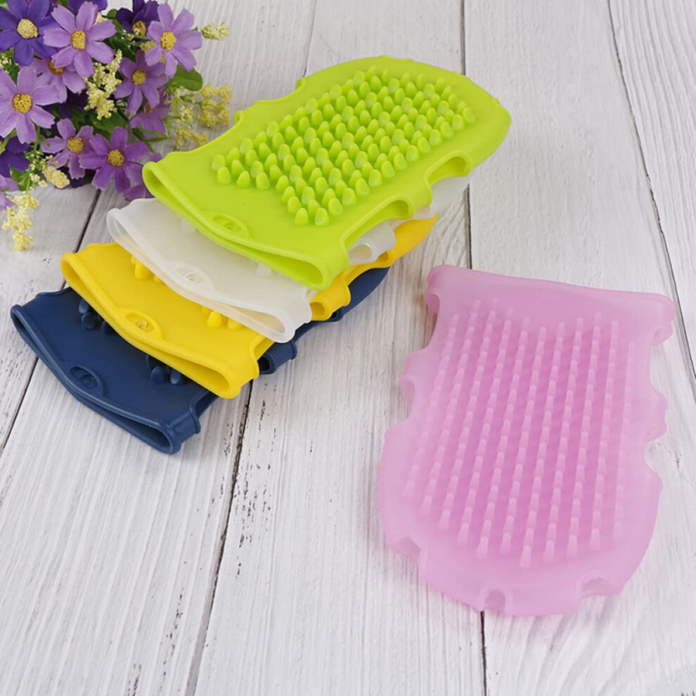 Silicone Massage Glove for Cellulite and Muscle Relief, Full Body Massager with Easy Clean Grip