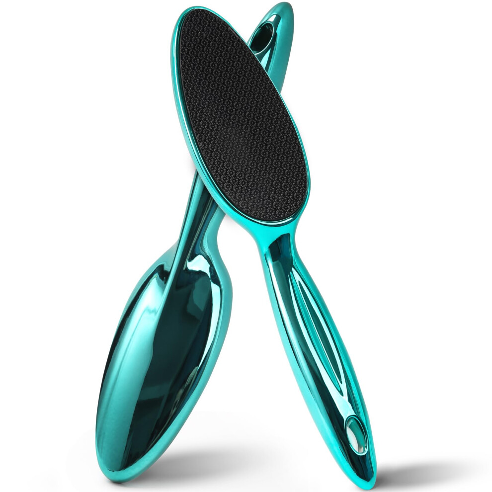Green Foot Callus Remover Nano Glass Foot File For Dead Skin, Gentle Heel Scraper Pedicure Tool Metallic