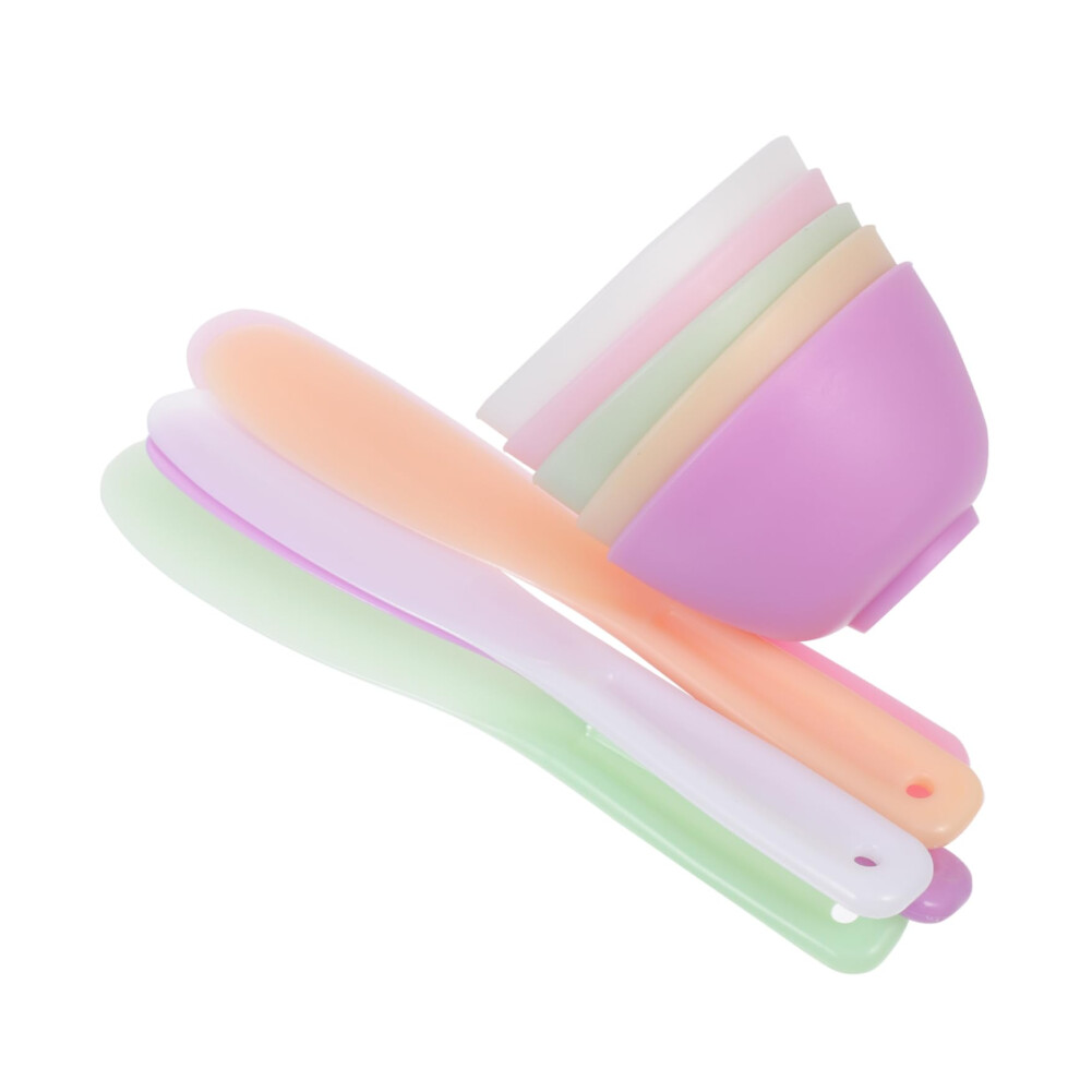 20pcs Silicone Mask Mixing Bowls for DIY Facial Masks, Durable Easy Clean Skincare Salon Supplies