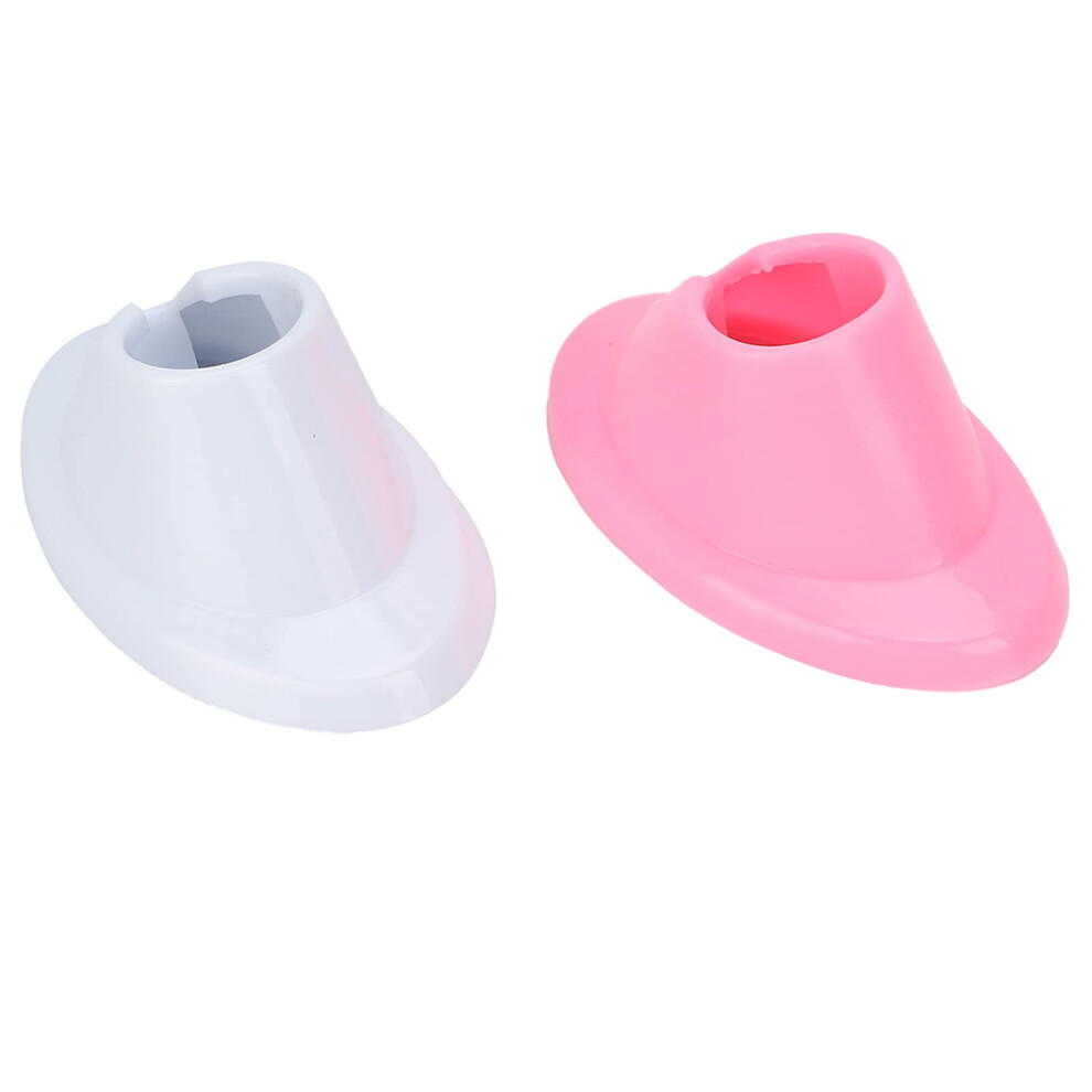Nail Polish Bottle Holder Stand AntiSpill Soft Rubber Grip for Manicure and Travel 2pcs