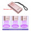 Hair Extension Curing Lamp with Fast 5s Cure, Rechargeable LED Light, Adjustable Brightness 4