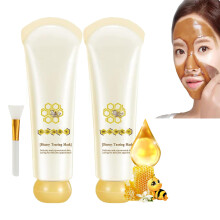 Honey Peel Off Mask for Blackheads, Deep Pore Cleansing Face Mask for Radiant Skin, 2PC