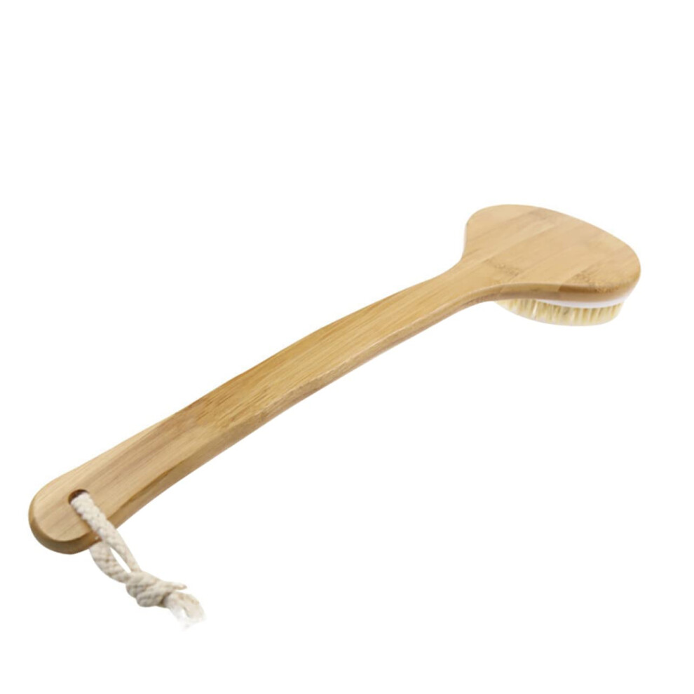 Back Scrubber with Long Ergonomic Handle Soft Bristle Bath Brush for Deep Cleansing and Exfoliation