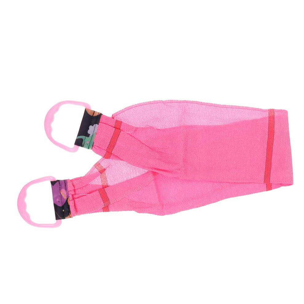 Back Scrubber for Shower with Exfoliating Body Washcloth, Long Towel for Back and Body Cleaning