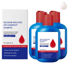 AntiDandruff Shampoo with Deep Oil Control and pH Balance for Oily Hair and Scalp, 3pcs Set