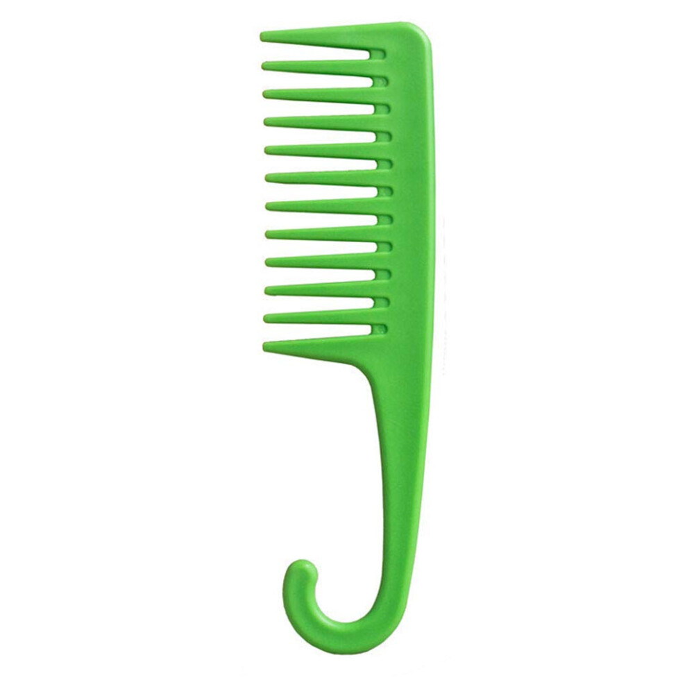 Unisex Wide Tooth Comb And Detangling Hair Brush For Thick Curly Hair, Ergonomic Grip, Low Static
