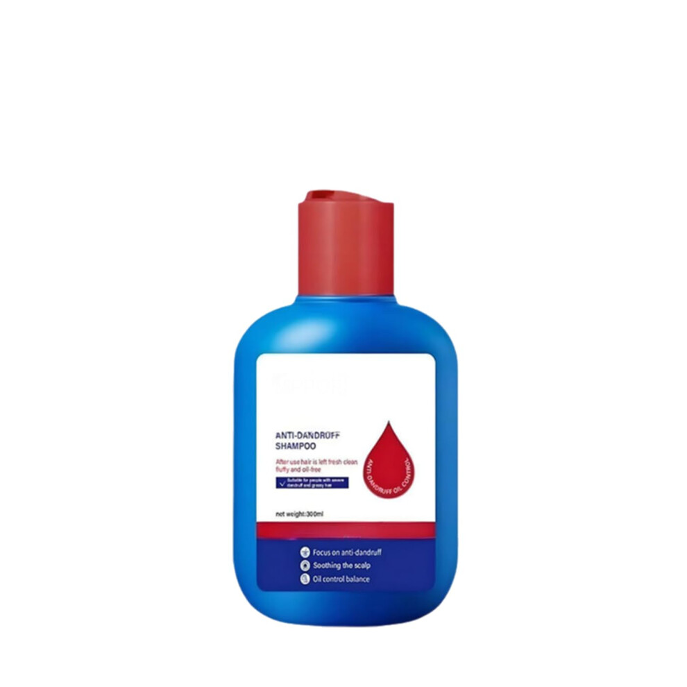 Anti Dandruff and Oil Control Shampoo 300ml with Plant Extracts for Refreshing Scalp Cleanse