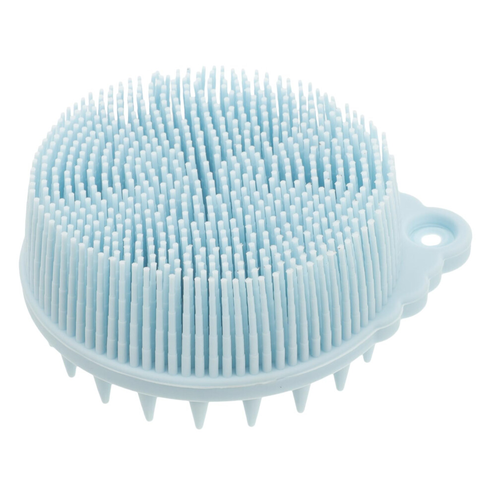 Scalp Massage Brush and Silicone Body Scrubber with Gentle DualSided Exfoliation for Smooth Skin