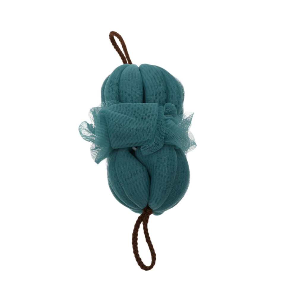 Exfoliating Bath Sponge with Soft Mesh Shower Pouf for Gentle Skin and Rich Foamy Lather