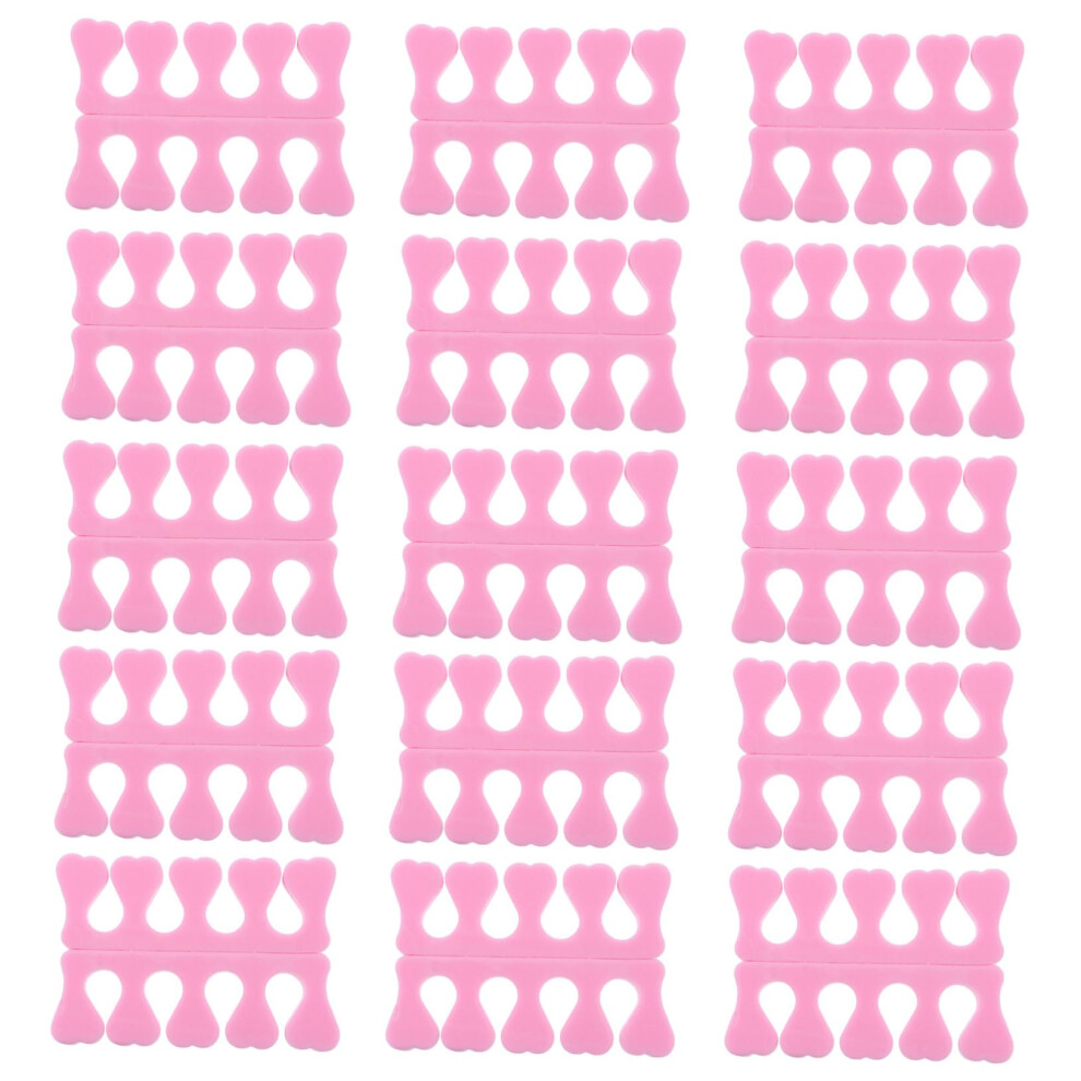 Toe Separators for Smudge Nail Drying, 30pcs Foam Pedicure Spacers for Salon and Home Use