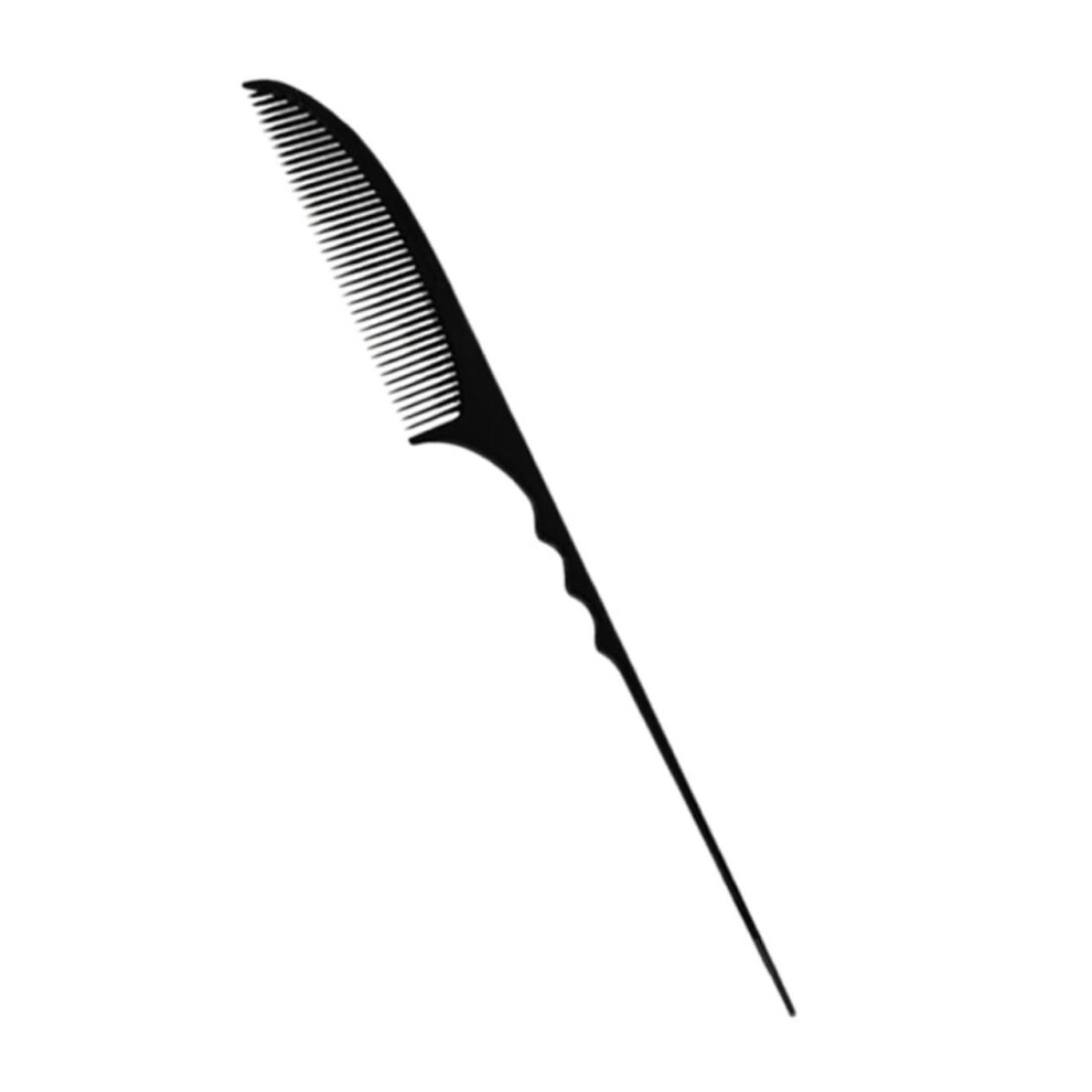 Unisex Barber Hair Comb Fine Tooth Anti Static Rounded Tail For Precise Styling And Sectioning
