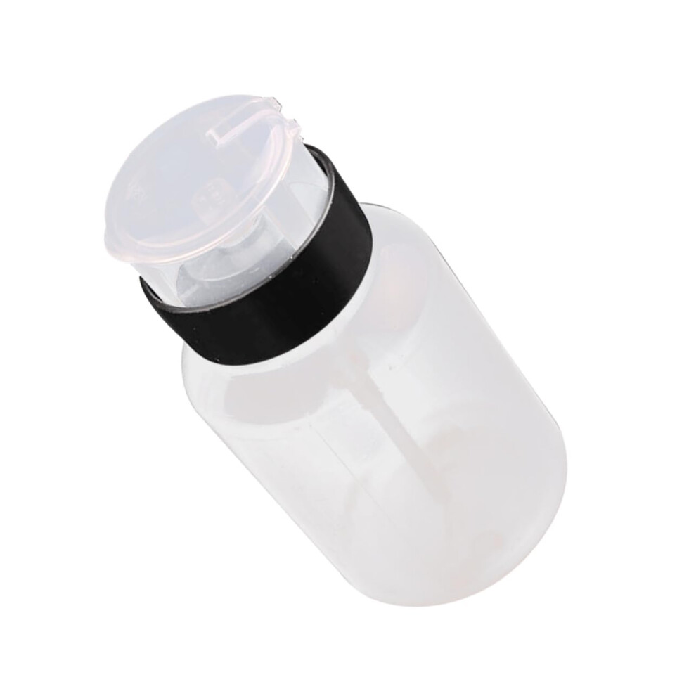 Lockable Nail Polish Remover Pump Bottle â Compact Travel Size, Leak Proof OneHanded Dispensing