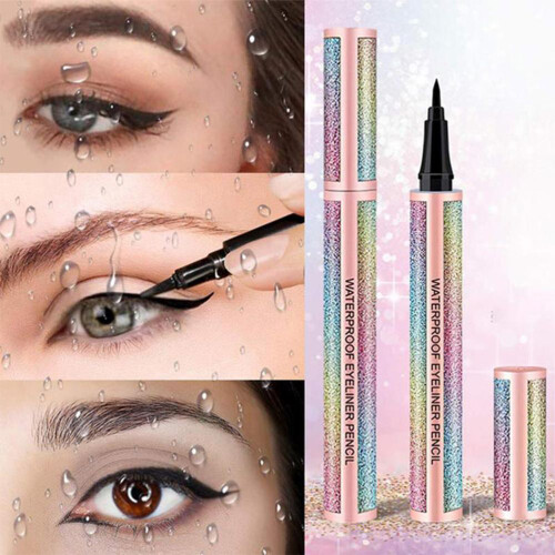 Glamorous Eye Kit, Αδιάβροχη Μάσκαρα & Μαύρο Eyeliner, Υποαλλεργικό, Μακράς Διάρκειας, Εύκολο 1