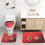 Χαλί δαπέδου κουζίνας με άνεση κατά της κόπωσης, κομψό χαλί με επένδυση μόνιμης 7