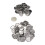 Creative Solutions: Metal Iron Button Kits With Comprehensive Set For Diy Gift Making, Promote Creativity, Premium Material Ensures Durability And Lon 2