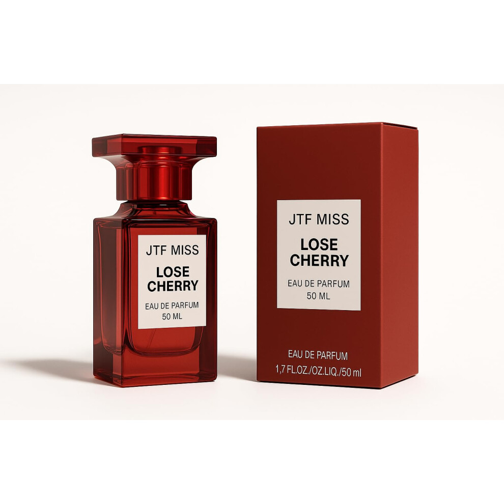 Black Men's Eau De Parfum 50Ml Cherry Long Lasting Fragrance With Woody And Floral Notes