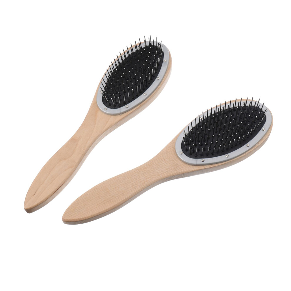 Hair Brush for Blow Drying Wooden Detangling Brush Reduces Frizz Adds Shine for Women Styling