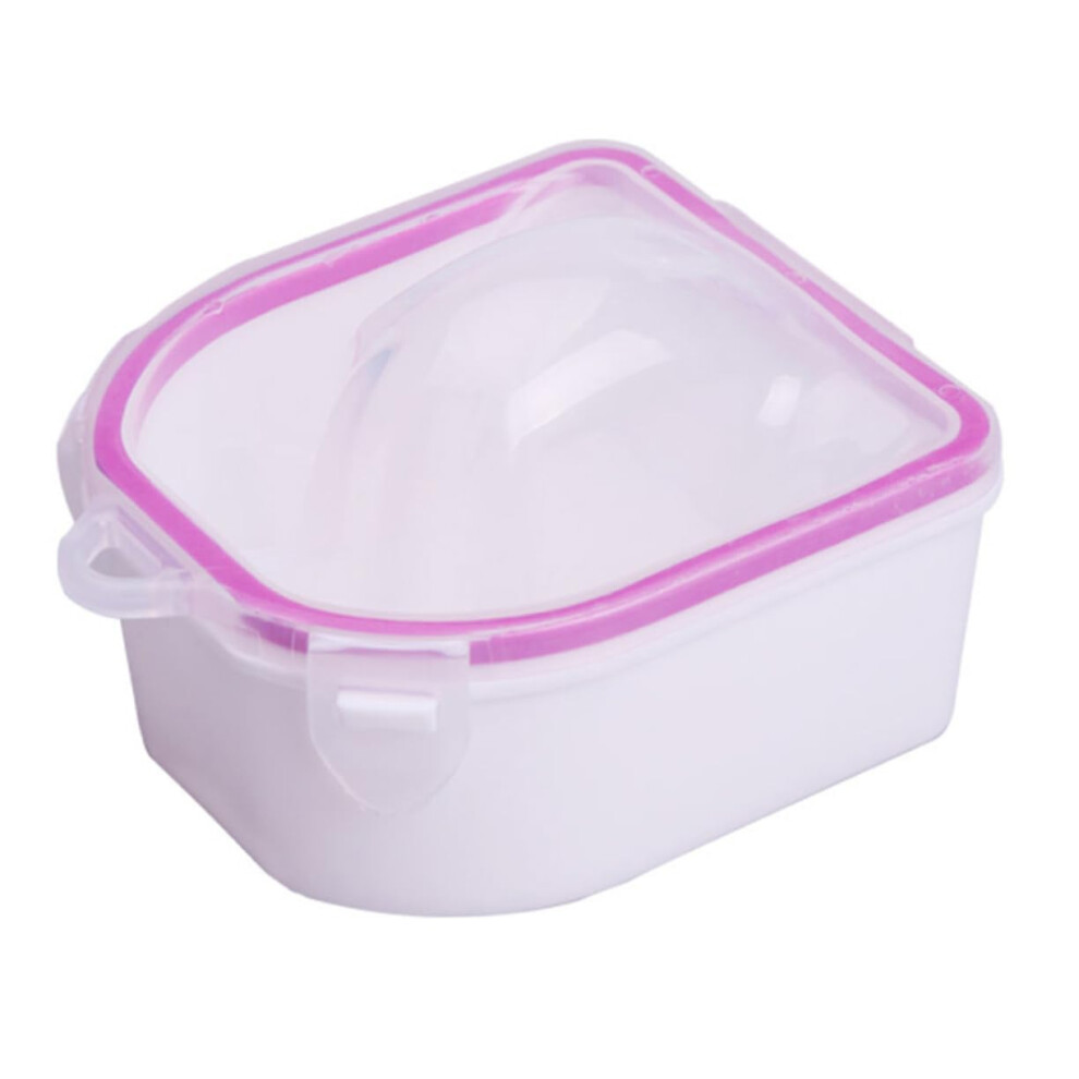 2pcs Nail Polish Remover Bowl Double Layer Manicure Soak Off Tray for Gel Polish Removal