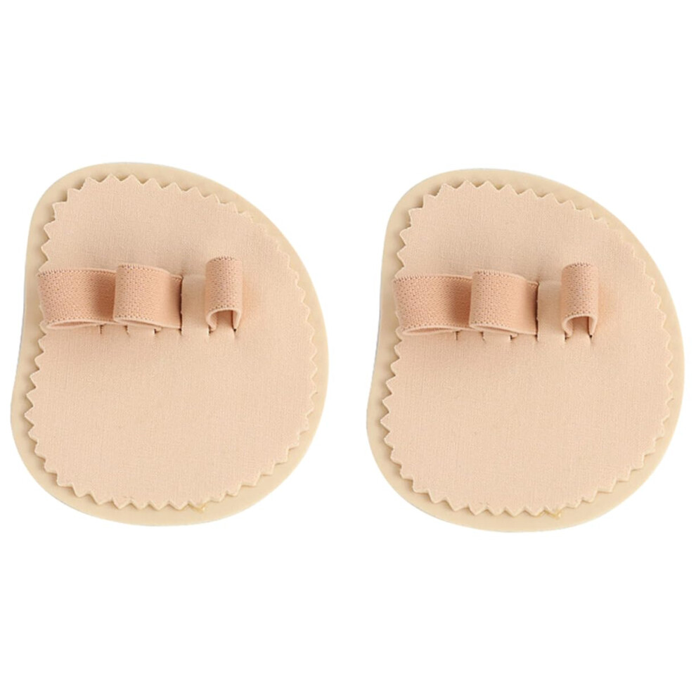 Three Toe Separator and Soft Gel Toe Straightener for Overlapping Toes Mallet Toe Correction 2 Pcs