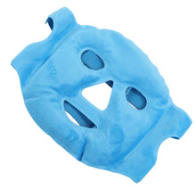 Masque facial en perles de gel pour les gonflements - Pack chaud/froid Bleu foncé