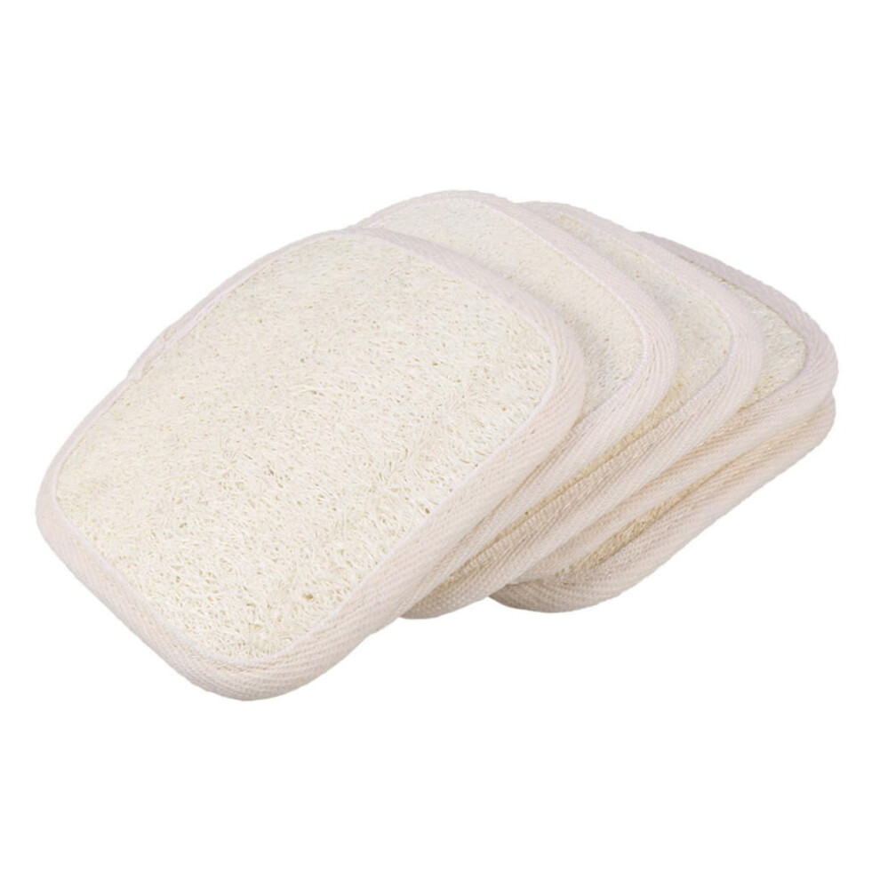 Loofah Bath Brush Set with Gentle Exfoliating Body Scrubber for Full Body Cleansing and Rich Foam