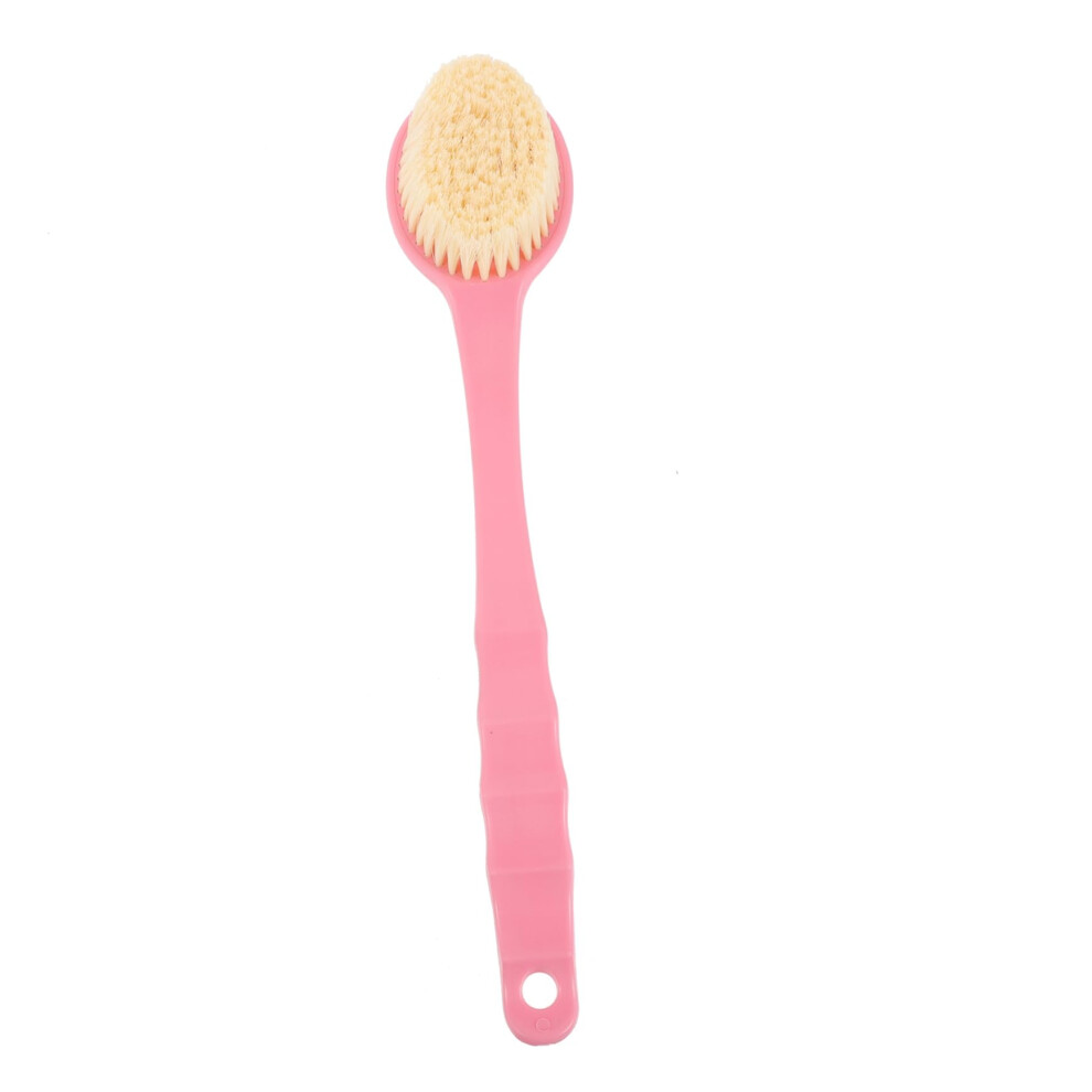 Bath Body Brush with Long Handle, EcoFriendly Back Scrubber for Shower and Gentle Exfoliation
