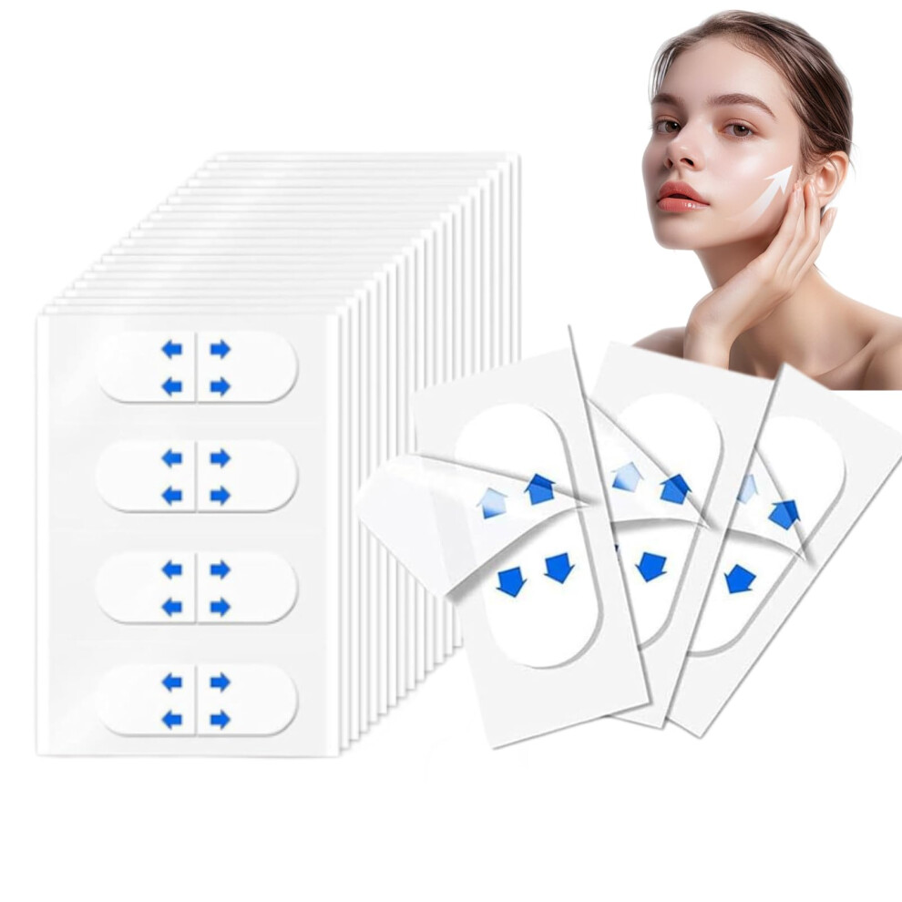 Face Lift Tape Invisible Waterproof for Wrinkles and Sagging Skin Neck Double Chin 100 Pcs