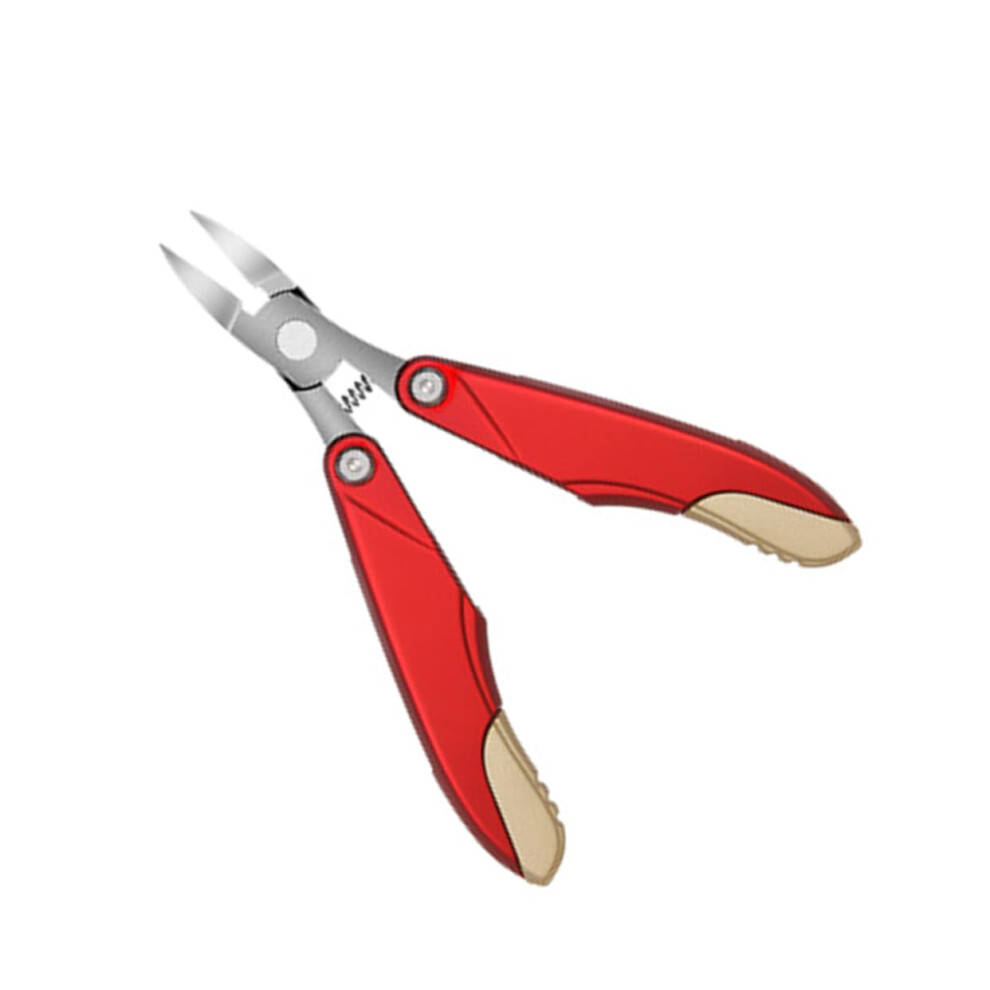 Stainless Steel Nail Clippers Toenail Clippers with Curved Handle for Manicure and Pedicure