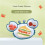 Children's tableware silicone suction cup bowl/lid 9