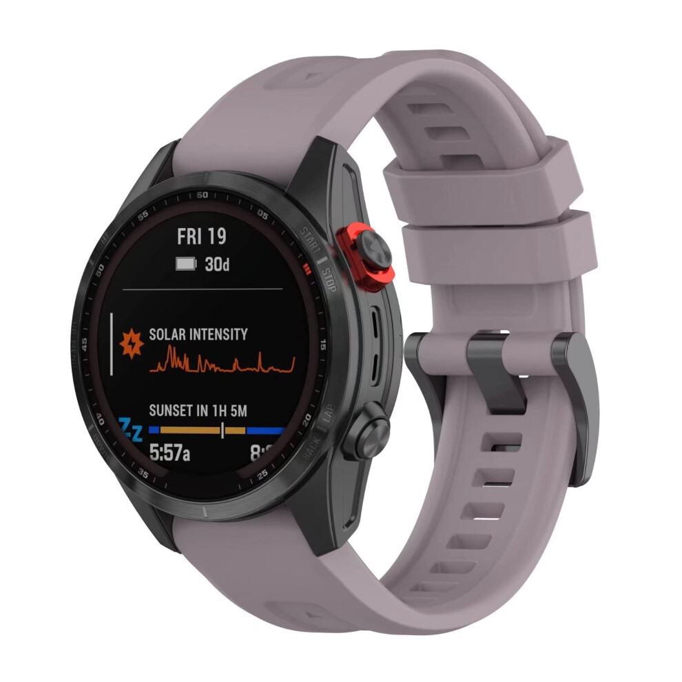 Soft Silicone 22Mm Watch Strap Compatible With Vertix Replacement Wristband Roland Purple 9187378302774
