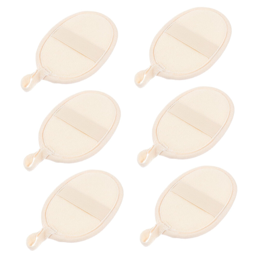 6pcs Loofah Bath Towels for Gentle Skin Exfoliation, Durable Reusable Body Scrubber