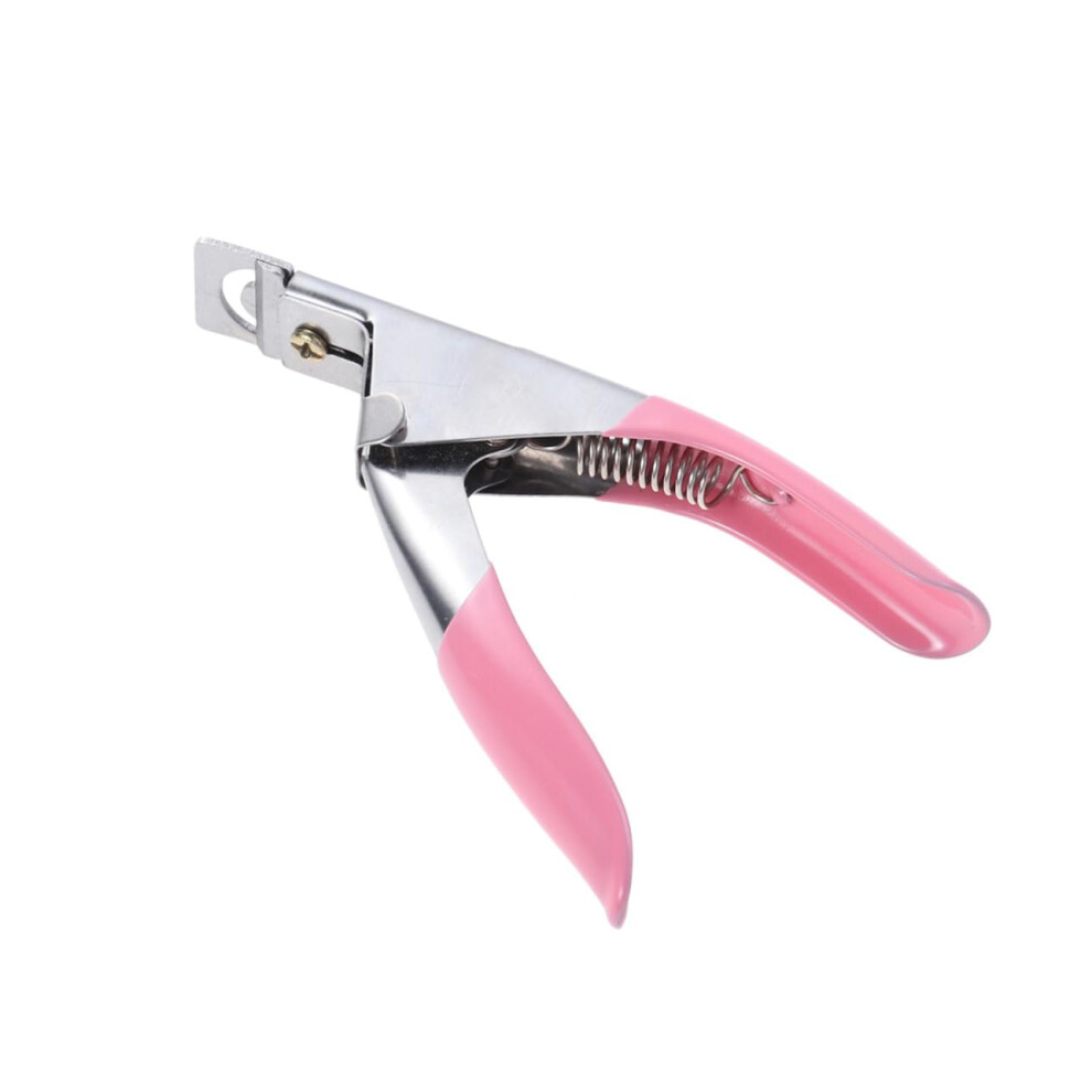 Stainless Steel UShape Nail Clippers for French Tips Acrylic Nails with Ergonomic Grip