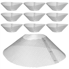 10pcs Range Hood Filter Net Kitchen SuppliesTransparent21.00X21.00X9.00CM