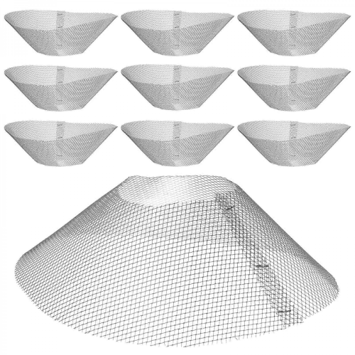 10pcs Range Hood Filter Net Kitchen SuppliesTransparent21.00X21.00X9.00CM