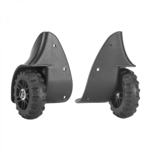 1 paio di valigie da viaggio con ruote direzionali, PP PVC resistente all'usura
