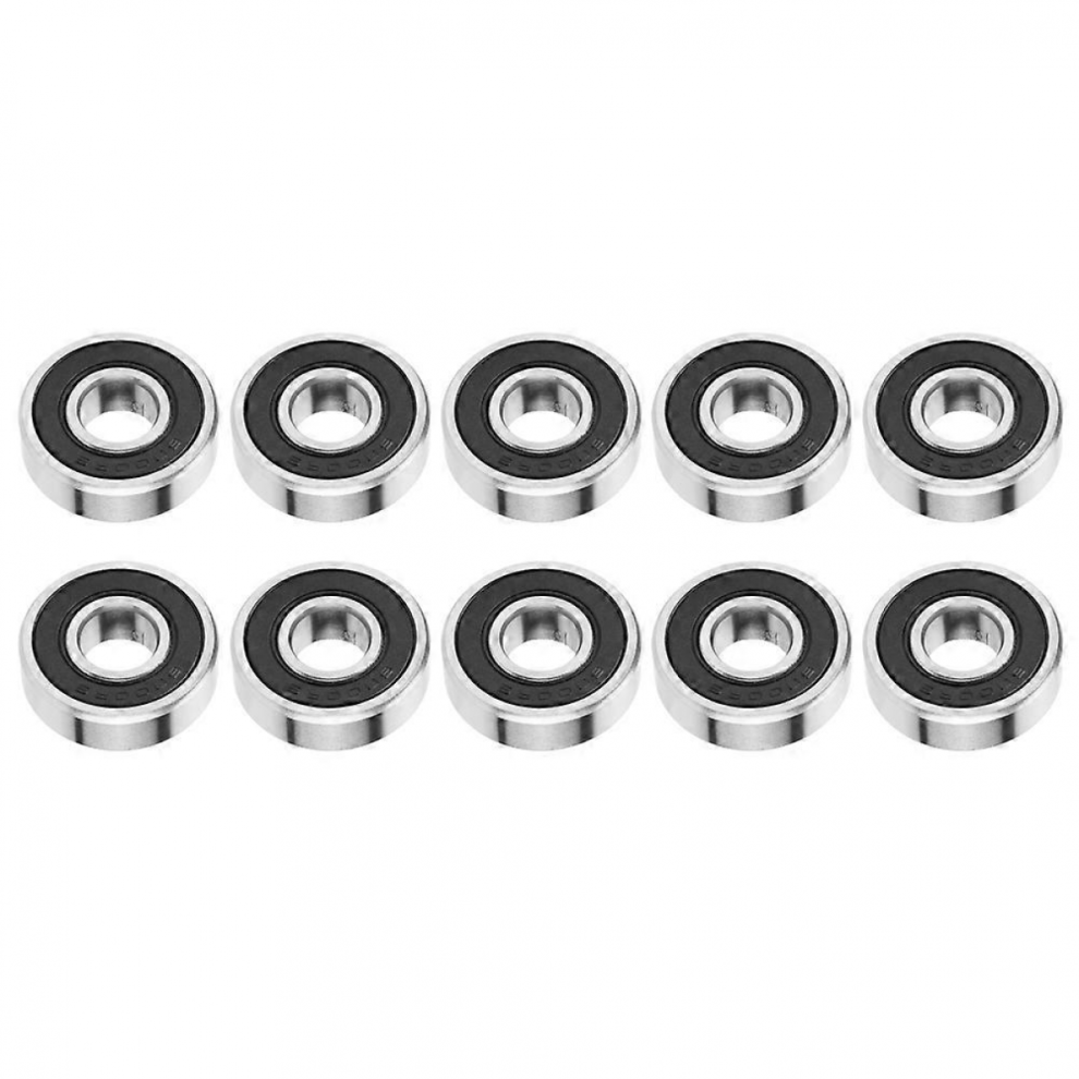 10Pcs 6000-2Rs Rubber Sealed Deep Groove Ball Bearings 10X26x8mm 5996097918029