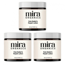 Mira Pain Relief Cream & Arthritis Lotion, Restores Skin Health, Reduces Swelling for Back, Neck, Hands, Knees3pcs