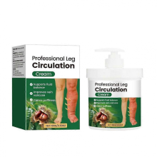 Cujmh 100g Beinödem-Creme, Weiß-Grün, Professionelle Durchblutungscreme für Beine und Füße, lindert Schwellungen und Beschwerden (100 g)