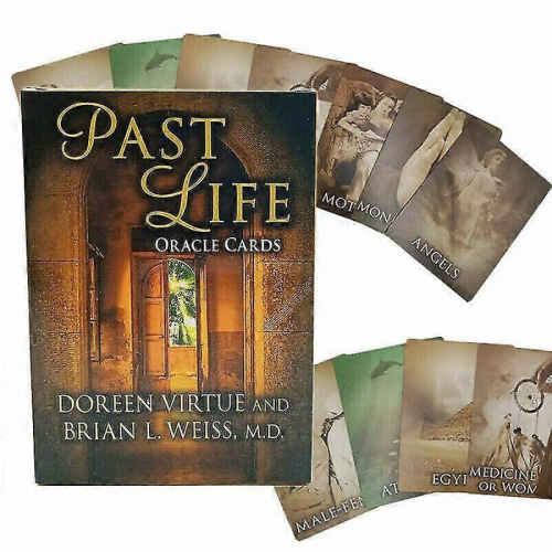 44Pcs Past Life Oracle Tarot Cards Full Deck Magic Tool