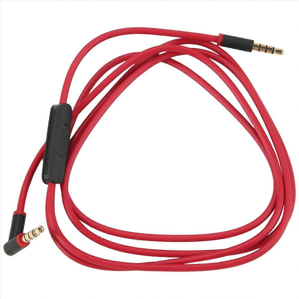 Beats Headphone Replacement Aux Cable 3.5Mm Jack For Solo/Solo Hd/Mixr/Solo2/Solo3/Studioblack & Red 5996097919002