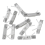 10 pezzi di clip per parabrezza Volvo XC60 2008-2016 30753487 1