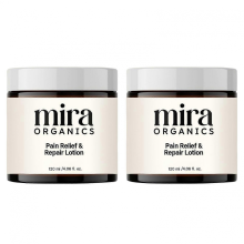 Crema antidolorifica e lozione per l'artrite Mira, ripristina la salute della pelle, riduce il gonfiore di schiena, collo, mani e ginocchia, 2 pezzi