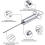 Kit d'injecteur de viande robuste en acier inoxydable 304, 60 ml 4